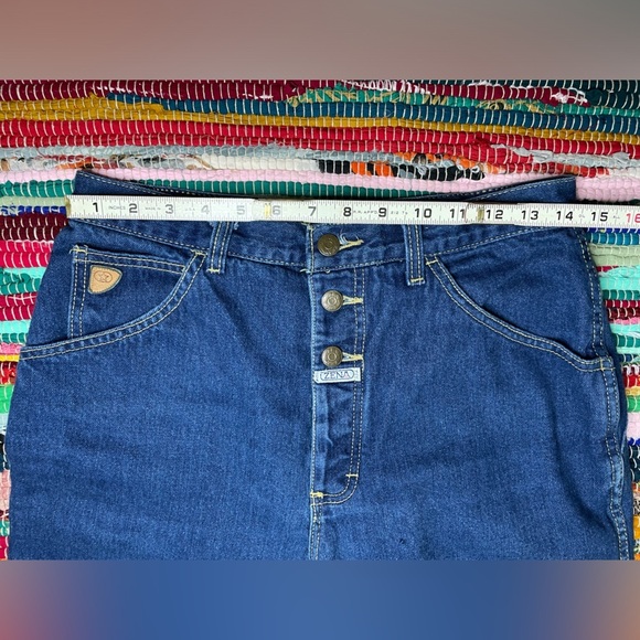 Vintage Zena High Waist Tapered Mom Jeans 80s 90s Size 13 Juniors - Picture 9 of 10
